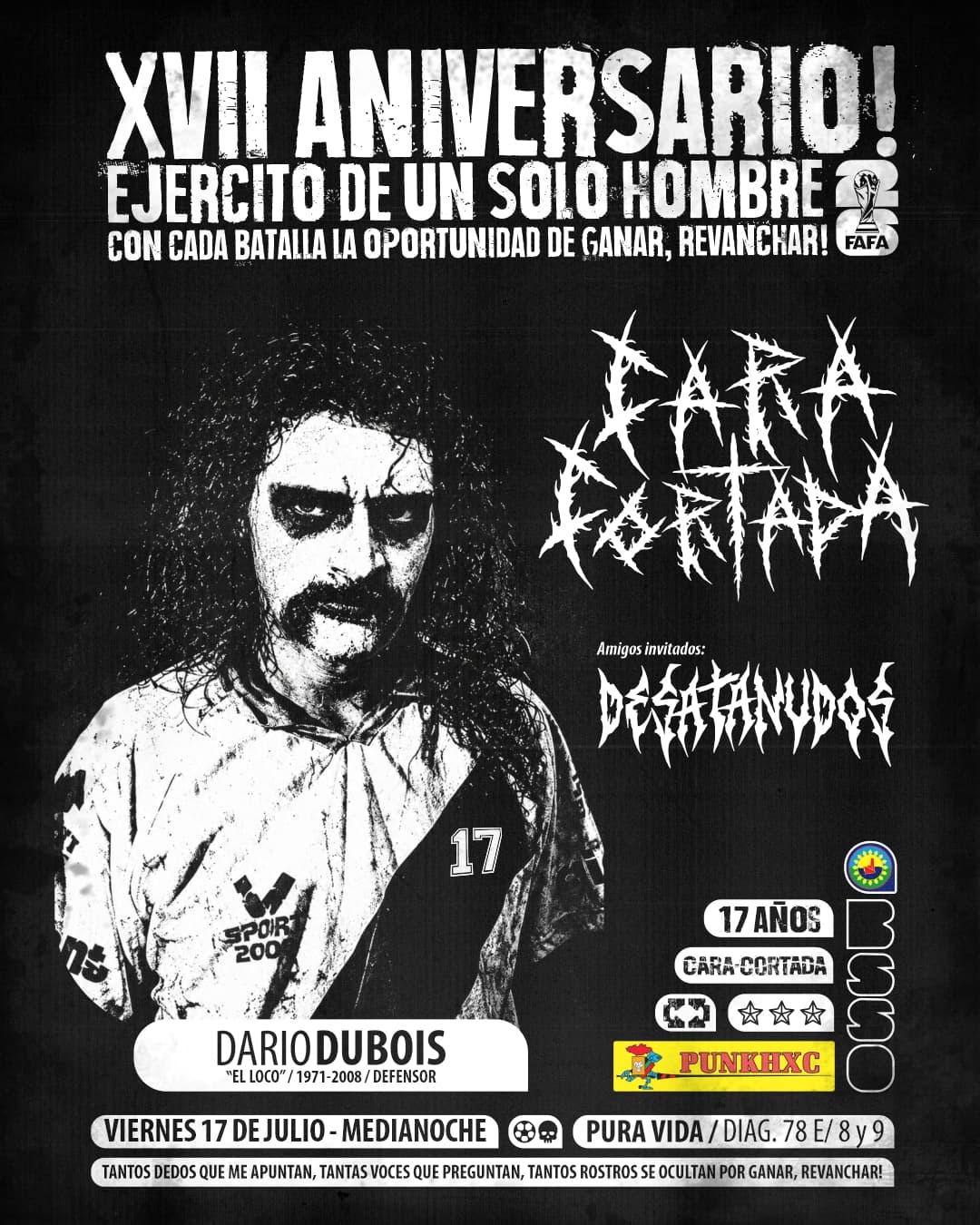 XVII ANIVERSARIO CARA-CORTADA