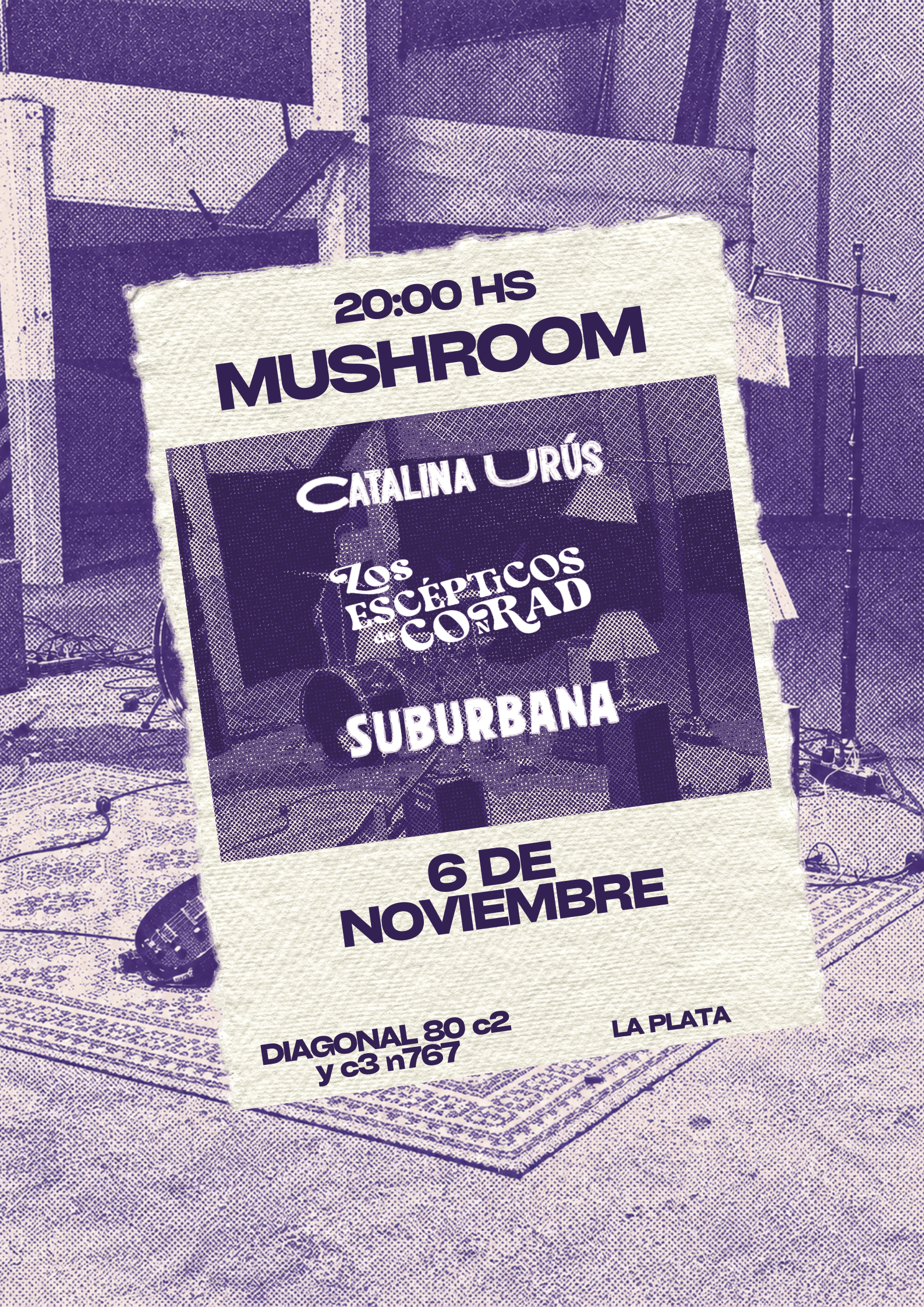 Los escépticos de conrad + Suburbana + Catalina Urús