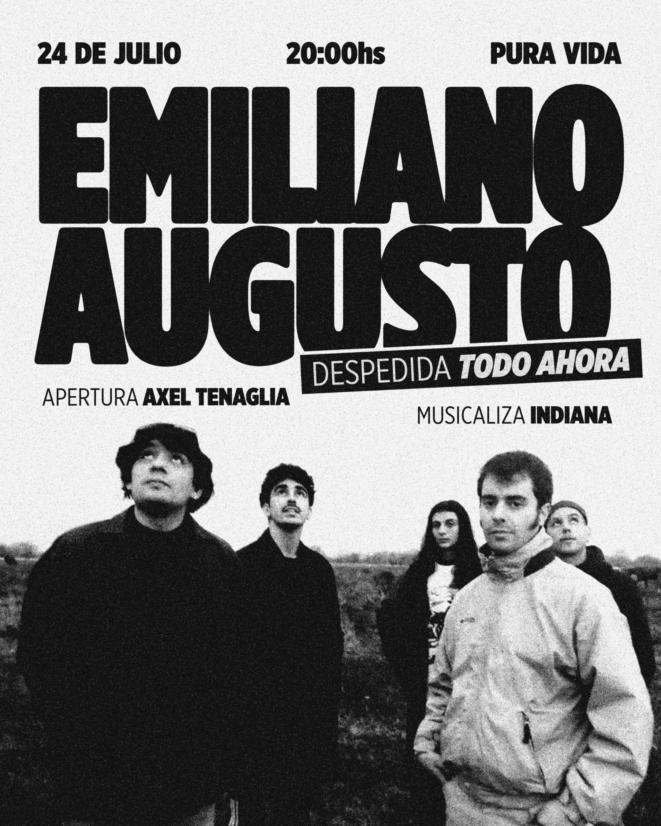 Emiliano Augusto despide “Todo Ahora”